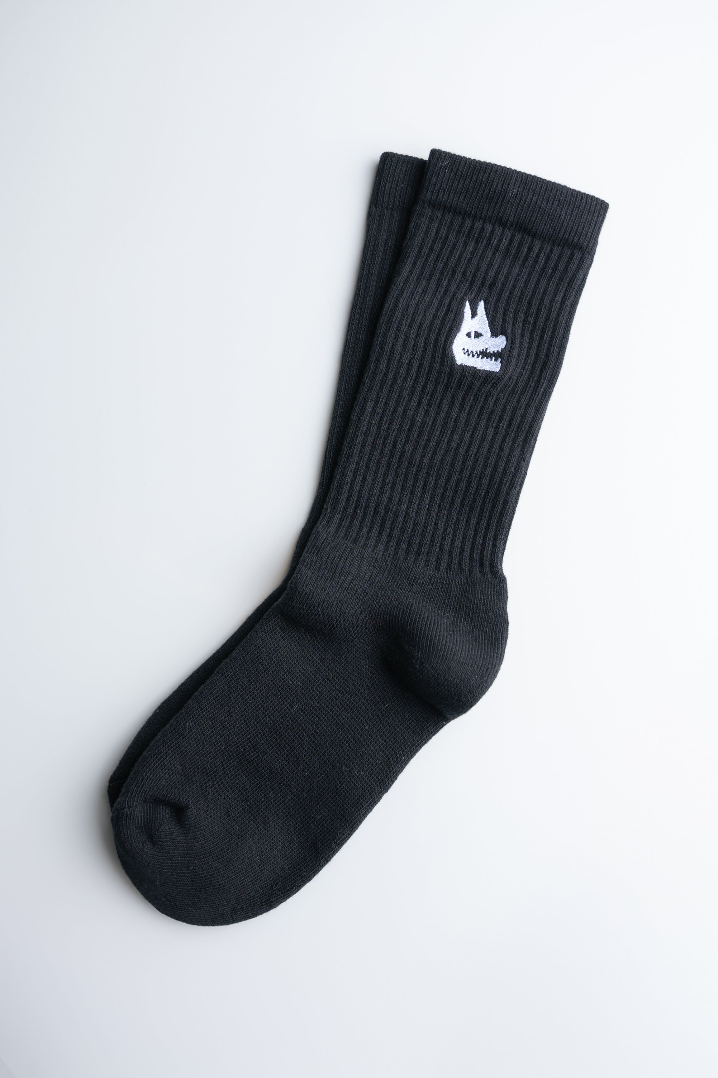 Bas brodés "Tête Créature"