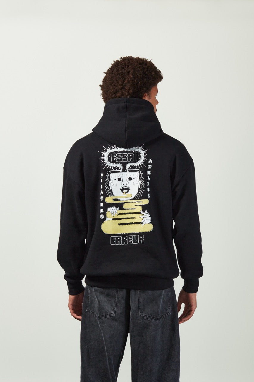 Hoodie "Essai Erreur" x "Human Egg"