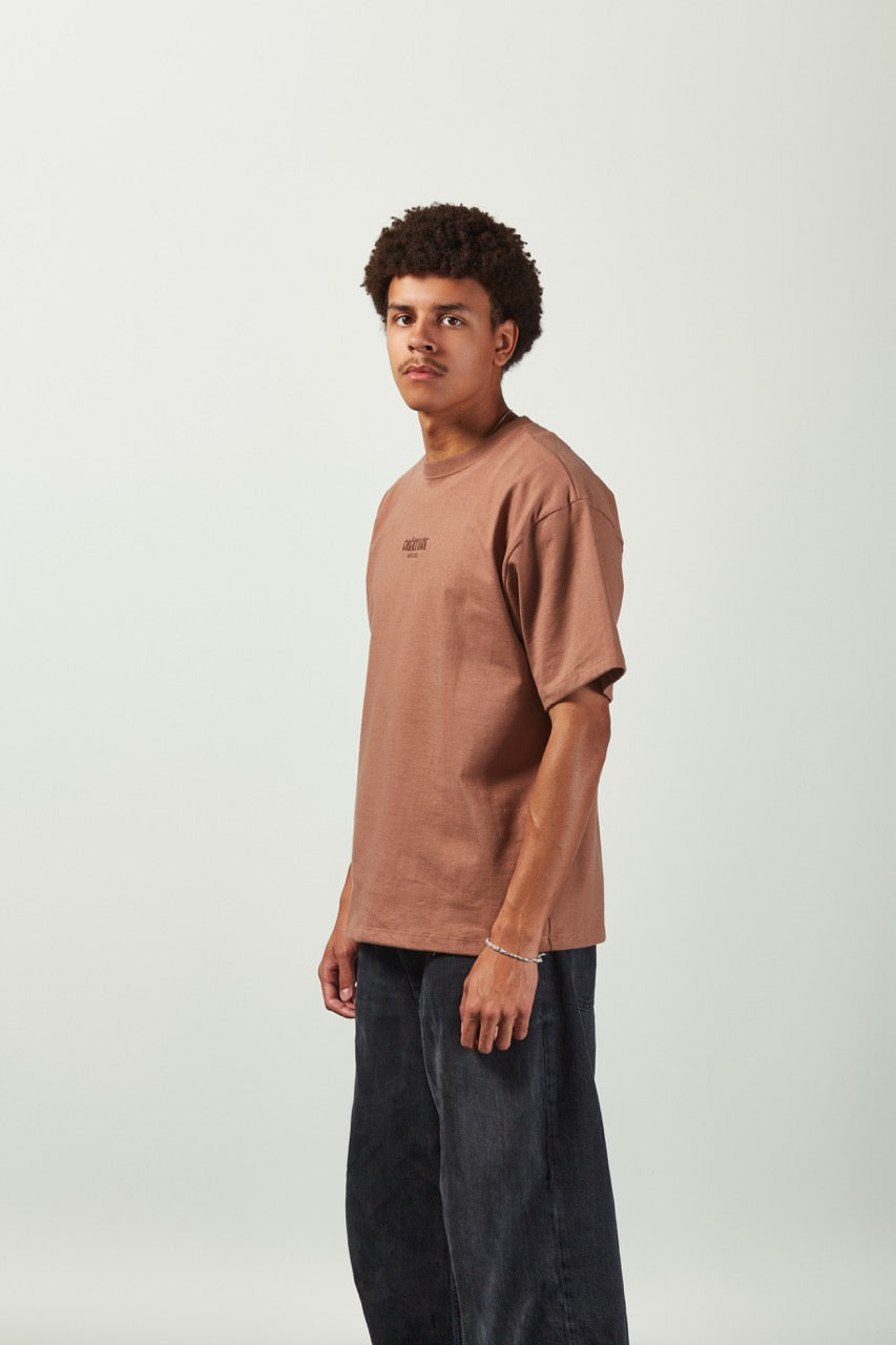 T-Shirt brodé "Créature Atelier" | BoxTee Heavyweight