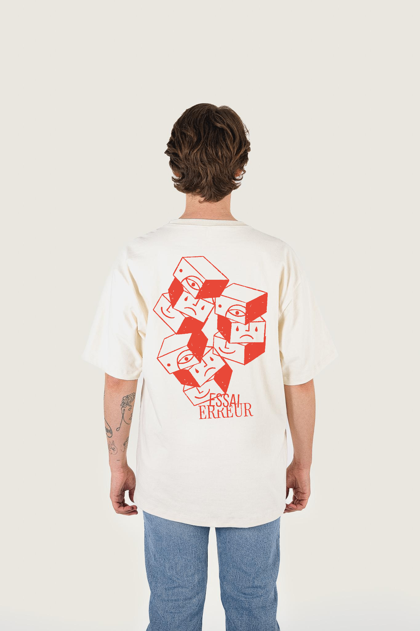 T-Shirt "Essai Erreur" | Boxtee Heavyweight