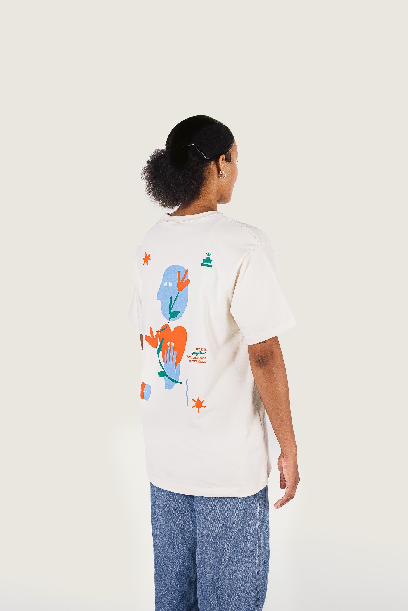 T-Shirt "Intelligence Naturelle" x Dominique Besner | Relax Fit Heavyweight