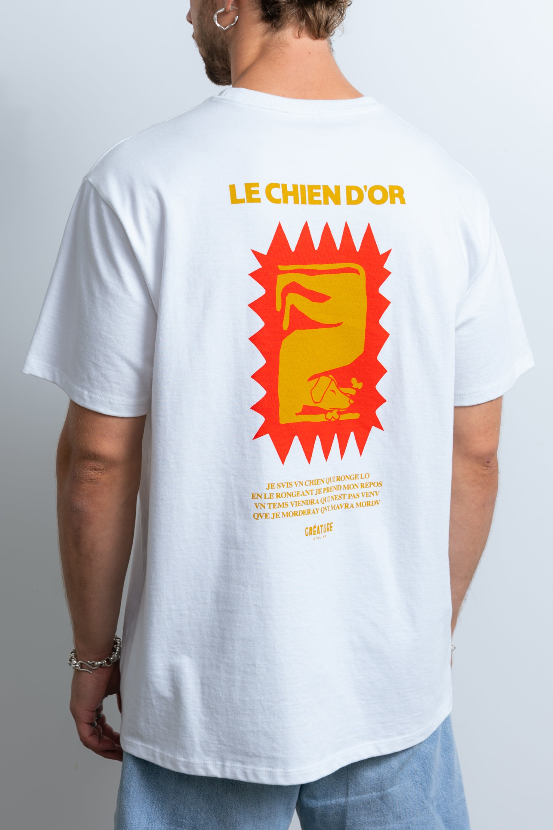 T-Shirt "Le chien d'or" | Relax Fit Heavyweight