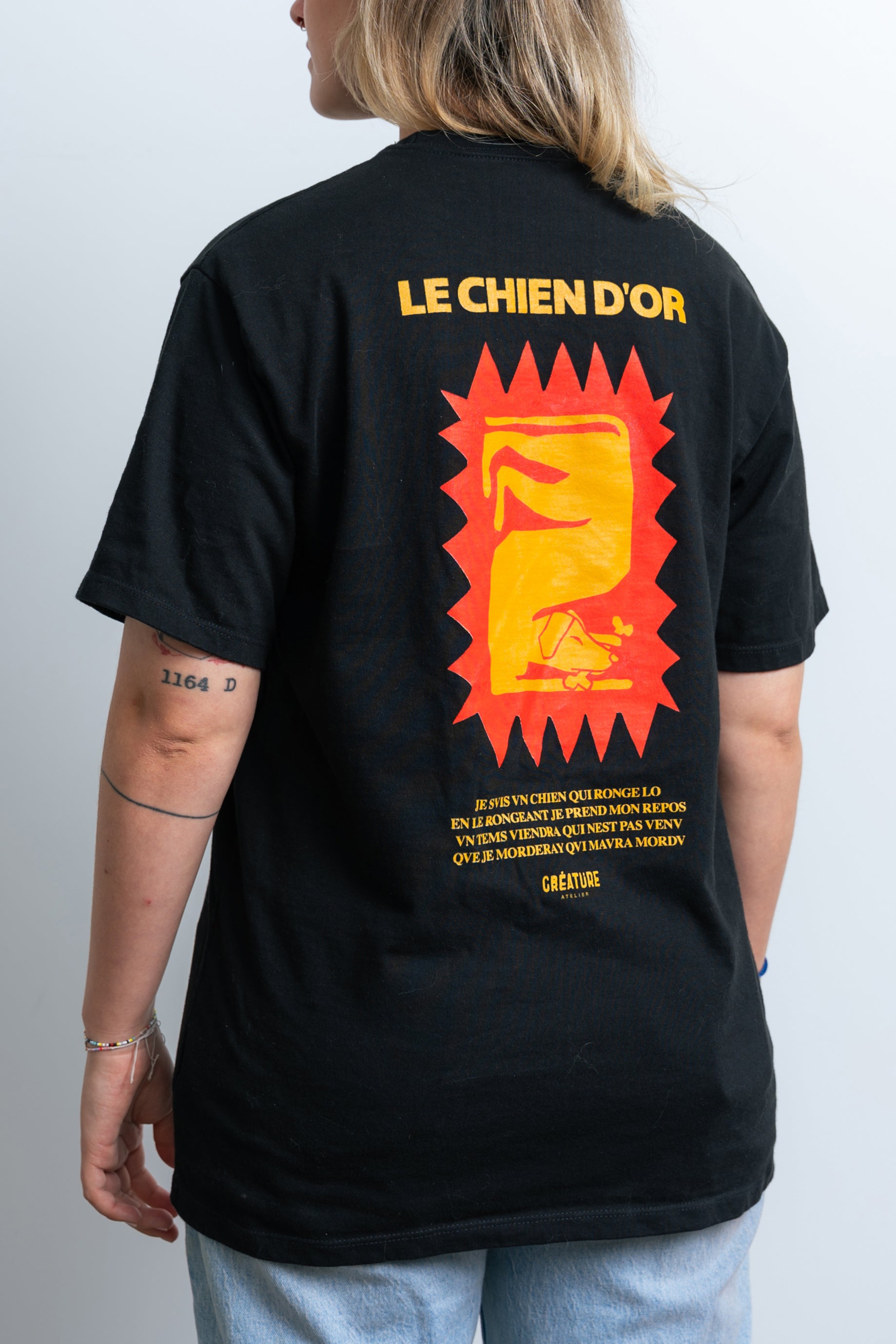 T-Shirt "Le chien d'or" | Relax Fit Heavyweight