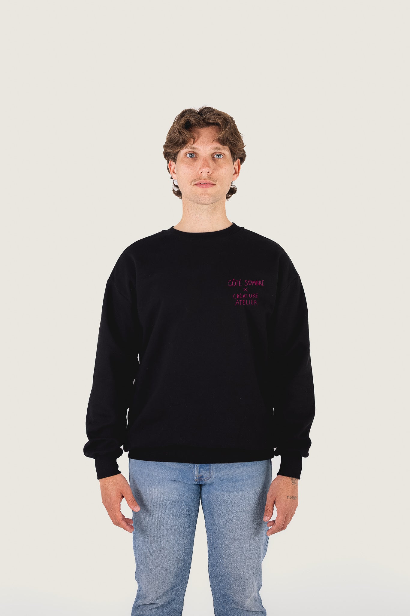 Crewneck "Côté Sombre" x "Créature Atelier"