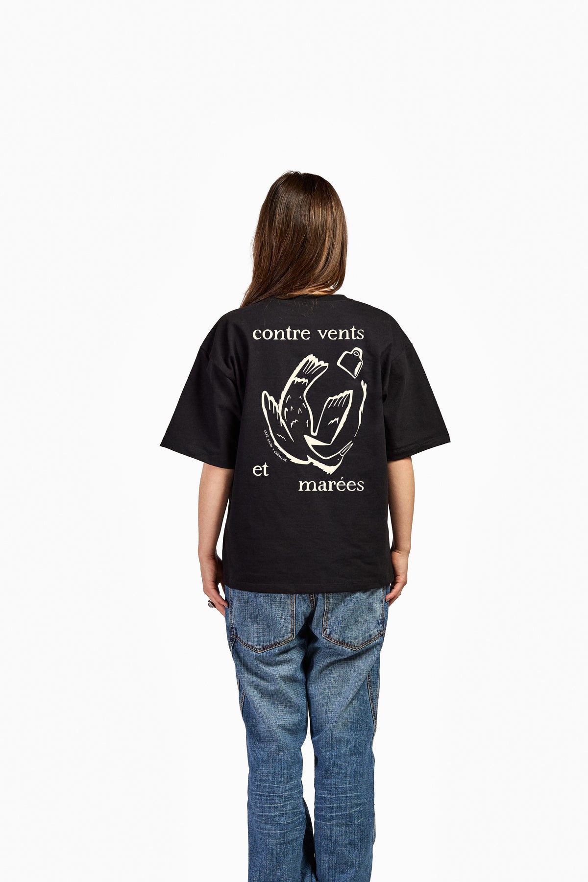 T-Shirt "Oiseau" Café Smith x Créature Atelier | BoxTee Heavyweight