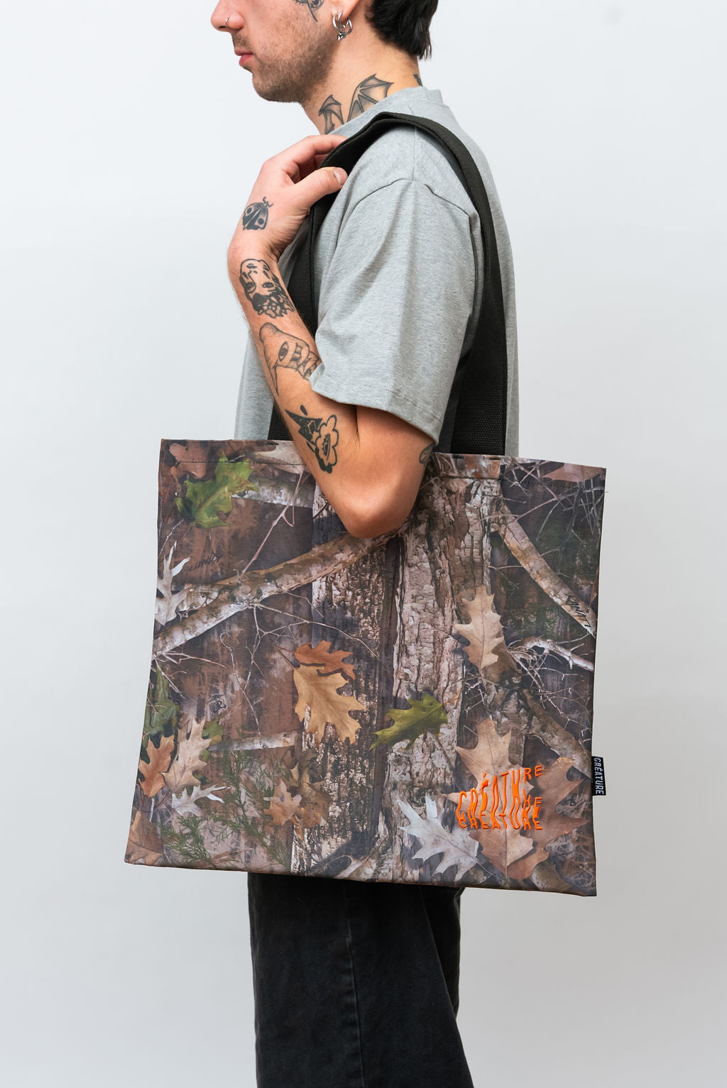 Mens camo tote bag online